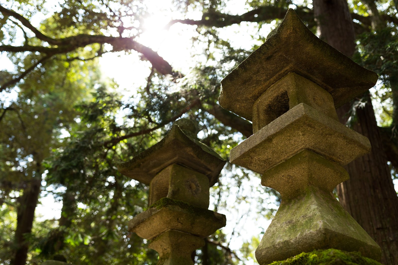 Japanese stone lantern