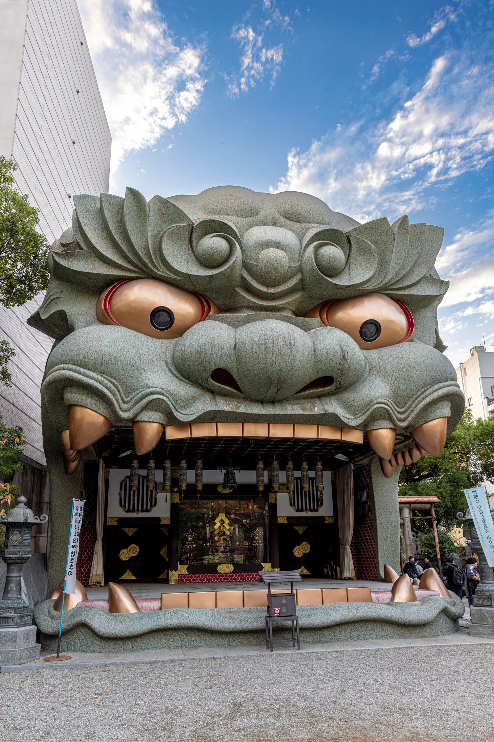 OSAKA/JAPAN - November 23, 2023:Namba Yasaka Temple